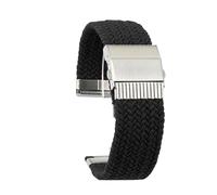 MAKAZHZZRM High Elastic Nylon Watchband Fit For Casio DW5600 GW-5000 GW-M5610 GA2100 GA-2100 DW-5600 GM2100 Fashion Fabric Watch Strap Bracelet(White Black)