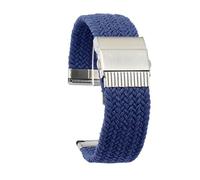 MAKAZHZZRM High Elastic Nylon Watchband Fit For Casio DW5600 GW-5000 GW-M5610 GA2100 GA-2100 DW-5600 GM2100 Fashion Fabric Watch Strap Bracelet(Darkblue Black)
