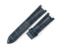 MAKAZHZZRM Men's Skin Friendly Watch Accessories Fit For GC Gucci Gc1333 GC1335 Concave Interface Cowhide Leather Waterproof Watchbands 20 22mm(Blue blue-No buckle,20x11mm)