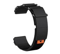 MAKAZHZZRM Nylon Band 22mm Fit For Garmin Fenix 5 5plus 6 7 26mm Strap Fit For Fenix 6X 6X Pro 7X Watchband Fit For Tactix Delta Bracelet(Black,26mm)