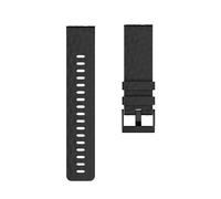 MAKAZHZZRM Soft Silicone Watchband Fit For SUUNTO 9 Baro Copper Band 24mm Width Silicone Replacement Wristband Strap Fit For SUUNTO 9 Baro/Spartan(Black)