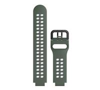 MAKAZHZZRM Soft Slicone Fit For Garmin Forerunner 230/235/620/630/735XT Two-color Recepalcement Smartwatch Accessories Fit For Man Woman(Army green gray)