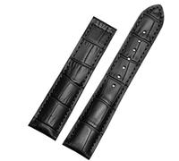 MAKAZHZZRM Watch Strap Fit For Omega Speedmaster Butterfly Flying Strap Rado Diamond Master Crystal Gem Series Watch Band Black 20mm(Black-None,20mm)