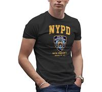 Makdi Brooklyn 99 New York Police Nine Nine Men's Black T-Shirt Size S
