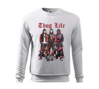 Makdi Killers Thug Life Horror Friends Unisex White Sweater Size XL