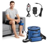 Makdly Knee Ice Machine,Cold Therapy Machine with Cryo Cuff Knee，knee ice pack wrap，ice pack for knee Adjustable Pain Relief Support for Knee, Ankle or Shoulder，Knee, Back, Leg