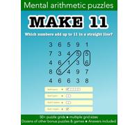 Make 11 mental arithmetic number puzzles and other games: over 50 puzzle grids and dozens of other fun activities: Education resources by Bounce ... & Make 12 mental arithmetic number puzzles)