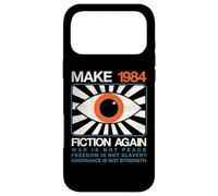Make 1984 Fiction Again Dystopian Distressed Case for iPhone 17 Pro Max