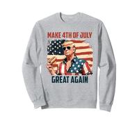 Make 4th Of July Great Again Patriotic Firework Donald Trump Sweatshirt