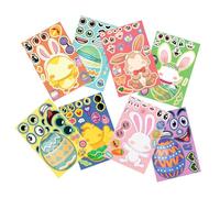 Make A Face Stickers 8-Sheet Funny Party Favors