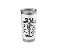 Make a Joyful Noise Christian Music Worship Stainless Steel Insulated Tumbler