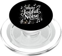 Make a Joyful Noise Psalm 100:1 Christian Bible Verse PopSockets PopGrip for MagSafe