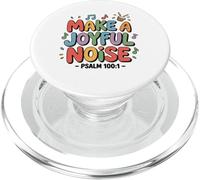 Make a Joyful Noise Psalm 100:1 Christian Bible Verse PopSockets PopGrip for MagSafe