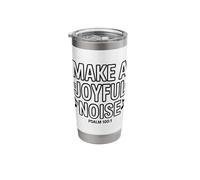 Make a Joyful Noise Psalm 100:1 Christian Bible Verse Stainless Steel Insulated Tumbler