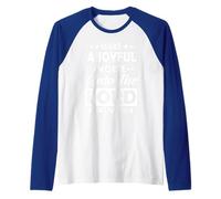 Make a Joyful Noise Unto The Lord Psalm 98:4 Christian Raglan Baseball Tee