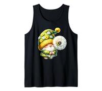 Make A Little Wish Dandelion Gnome Graphic For Gardening Mom Tank Top