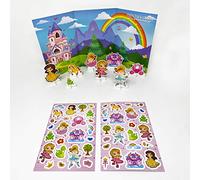 Make a Scene with Princess & Castle Stickers for Children, Kids, Toddlers, Adults - Scrapbook Craft Activities and Party Bag Filler Favours - Ballerina, Wand, Fairy, Sticker Pack for Boys Girls