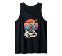 Make a Ship in a Bottle 'Sailing Dreams' Art Tank Top