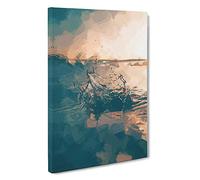 Make a Splash Canvas Print | Gallery Wrapped 30mm Frame Wall Art | 30x20 inches | Ready to Hang | Modern Picture | Living Room Bedroom Lounge Office