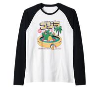 Make a Splash Monster Kawaii Japanese Cartoon Raglan Baseball Tee