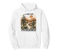 Make A Way Wilderness Saguaro Cactus Desert Quote Art Pullover Hoodie