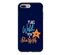 Make A Wish Upon A Starfish Beach Gift Ocean Lover Case for iPhone 7 Plus/8 Plus