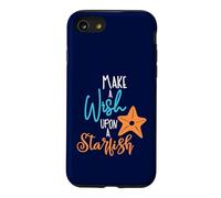 Make A Wish Upon A Starfish Beach Gift Ocean Lover Case for iPhone SE (2020) / 7/8