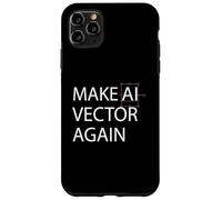 Make AI Vector Again - Retro Digital Art Illustration Case for iPhone 11 Pro Max