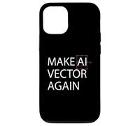 Make AI Vector Again - Retro Digital Art Illustration Case for iPhone 12/12 Pro