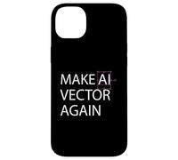 Make AI Vector Again - Retro Digital Art Illustration Case for iPhone 14 Plus