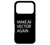 Make AI Vector Again - Retro Digital Art Illustration Case for iPhone 17 Pro