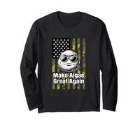 Make Algae Great Again Camo Flag Long Sleeve T-Shirt