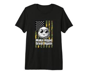 Make Algae Great Again Camo Flag Premium T-Shirt