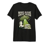 Make Algae Great Again UFO Aliens Funny Premium T-Shirt