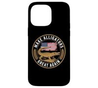Make Alligator Great Again Political Humor Funny Case for iPhone 14 Pro Max