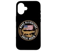 Make Alligator Great Again Political Humor Funny Case for iPhone 16