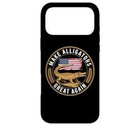 Make Alligator Great Again Political Humor Funny Case for iPhone 17 Pro Max