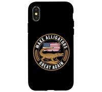 Make Alligator Great Again Political Humor Funny Case for iPhone X/XS
