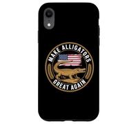 Make Alligator Great Again Political Humor Funny Case for iPhone XR
