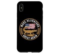 Make Alligator Great Again Political Humor Funny Case for iPhone XS Max