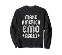 Make America Emo Again Elder Emo Grunge Punk Goth Gothic Sweatshirt