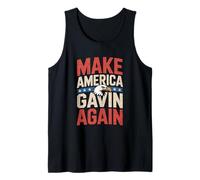 Make America Gavin Again Funny Meme Graphic Men Women Adults Tank Top