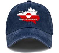 Make America Go Away Hat, I Stand with Greenland Cap