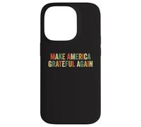 Make America Grateful Again Patriotic Thanksgiving Turkey Case for iPhone 14 Pro