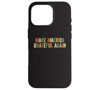 Make America Grateful Again Patriotic Thanksgiving Turkey Case for iPhone 16 Pro