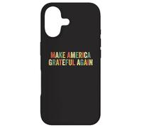 Make America Grateful Again Patriotic Thanksgiving Turkey Case for iPhone 17