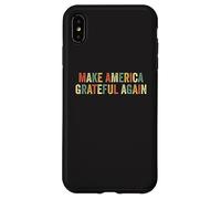 Make America Grateful Again Patriotic Thanksgiving Turkey Case for iPhone XS Max