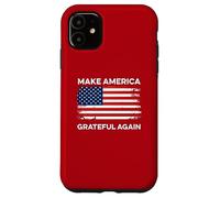 Make America Grateful Again Thanksgiving Funny Patriotic USA Case for iPhone 11