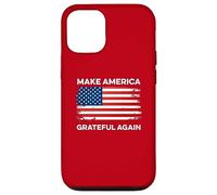 Make America Grateful Again Thanksgiving Funny Patriotic USA Case for iPhone 12/12 Pro