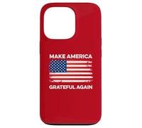 Make America Grateful Again Thanksgiving Funny Patriotic USA Case for iPhone 13 Pro